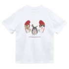 teruteQ chinchilla illustrator suzuri店のshortcake chinchilla trio ドライTシャツ