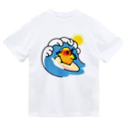 Cody the Lovebirdの（両面）コガネメキシコインコ　サーフィン　＆　南の島で夏休み Dry T-Shirt