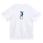 ツバメ堂の青いしましまのトカゲ Dry T-Shirt