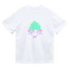 麻雀グッズ🀄️-kawaii mahjong-の麻雀🀄️一索(イーソー) ドライTシャツ