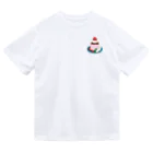 イラスト MONYAAT のワンポイント 毎月25日はプリンの日のプリン　イチゴプリン Dry T-Shirt