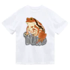 LalaHangeulのTOAD (ヒキガエル) 英字バージョン ドライTシャツ