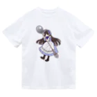 オペラのティースプーンを持った小さな女の子1 ドライTシャツ