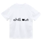 учк¡✼*のchill out(黒文字ver.) ドライTシャツ