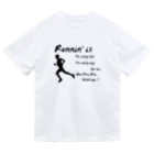 ワラーチ・ランナー　HiroseのRunning Boy / Runnin'  ～男性ランナー ドライTシャツ