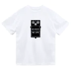 QUQU_WORKSのノーミュージックノーライフ エフェクターデザイン ブラック Dry T-Shirt