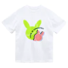 RabbitflowerのLove is usaketsu  ドライTシャツ