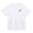 Jackalope Houseのツノアリウサギアジサイモドキウミウシ 桃色ver. Dry T-Shirt