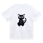 blueberryショップのめがねこ ドライTシャツ