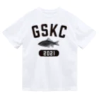 がさっ子クラブのGaSaKkoClub-カレッジロゴ風-ふな（ブラック） ドライTシャツ