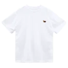 いぬのあしあとのドット絵ビーグル Dry T-Shirt