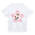 Kotetsu diary(SUZURI店)のシェルティ×桜 Dry T-Shirt