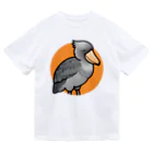 Cody the LovebirdのChubby Bird ハシビロコウ ドライTシャツ