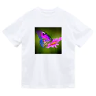 ミラくまの綺麗な蝶 ドライTシャツ