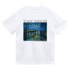 MUGEN ARTのゴッホ　ローヌ川の星月夜　Van Gogh / Starry Night Over the Rhône  ドライTシャツ