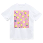 utanoのテニス用Tシャツ☆ボール柄ピンク Dry T-Shirt