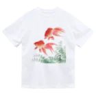 MUGEN ARTの二匹の金魚　小原古邨作品編集　日本のアートTシャツ＆グッズ Dry T-Shirt