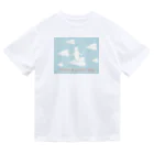 soraのHave a good day 紙飛行機に乗った猫のさぶろう Dry T-Shirt