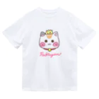 旅猫王子れぉにゃん👑😼公式(レイラ・ゆーし。)の(ピンクロゴ)顔だけ☆れぉにゃん Dry T-Shirt