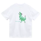 Kelfoy.のヴェロキラプトル(リボン) Dry T-Shirt