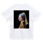 世界美術商店の真珠の耳飾りの少女 / Girl with a Pearl Earring ドライTシャツ