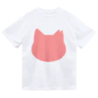 ichinoshopのさくら猫シルエット/ピンク Dry T-Shirt