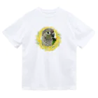 mariechan_koboの038 ウロコインコノーマル ミモザのリース ドライTシャツ