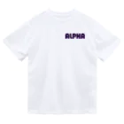 リジット・モータースポーツのALPHA紺-RIGID紺-TETRX紫 ドライTシャツ