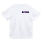 リジット・モータースポーツのALPHA紺-RIGID紺-TETRX紫 Dry T-Shirt