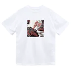 marchのうさぎさんと南天 Dry T-Shirt