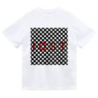 IOST_Supporter_CharityのIOSTバーサスデザイン②(市松) Dry T-Shirt