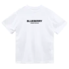 TOKYO LOGOSHOP 東京ロゴショップのBLUEBERRY LONDON ENGLAND-ブルーベリー ロンドン イングランド- 胸面配置 黒ロゴ ドライTシャツ