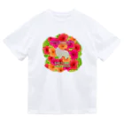 onehappinessのシェルティ　hibiscus　花言葉　onehappiness ドライTシャツ