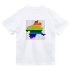 ドット絵ぐんまのドット絵ぐんま24 レインボー ドライTシャツ