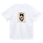 じろきちels-02cの三毛猫なっちゃん、 ドライTシャツ