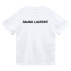 TOKYO LOGOSHOP 東京ロゴショップのSAUNA LAURENT-サウナローラン-黒ロゴ ドライTシャツ