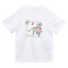 Roses_mapの薔薇のギフトと蝶 Dry T-Shirt