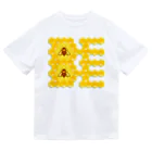 LalaHangeulのハニカム構造(BEE） Dry T-Shirt