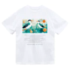 鳥救うSUZURIの『しぶきをまとうみずどり』【寄付付き商品】 Dry T-Shirt