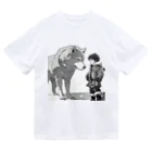 桜音ことこ企画の雪原の少年とオオカミ Dry T-Shirt