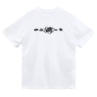 アルカナマイル SUZURI店 (高橋マイル)元ネコマイル店のかぶりつきＴシャツ-black Dry T-Shirt