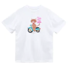 CATLESのCATLES ChaCha is driving ドライTシャツ