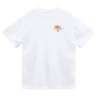 WANPU  by YUn.のチョコカラー　眠るハスキー　 Dry T-Shirt