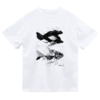 vunsvのthinking about fish 1 ドライTシャツ