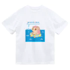 さちあきのおみせのハリネズミの夏休み ドライTシャツ