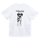 lily_dalmatianのWaiting 33 Dry T-Shirt