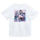 みゆみん@YouTuber ／M|Little Kit FoxのMusic makes me happy! Tシャツ Dry T-Shirt