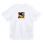 幸せアートワールドの可愛い龍のイラストグッズ Dry T-Shirt