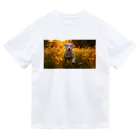 hide0123の駆けっこ子犬 ドライTシャツ