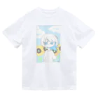 Breezeの青空と向日葵と ドライTシャツ